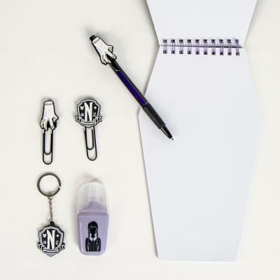 Conjunto de Papelaria Licenciado Quarta-Feira – Pack 12
