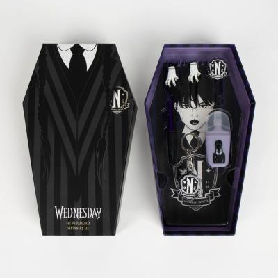 Conjunto de Papelaria Licenciado Quarta-Feira – Pack 12