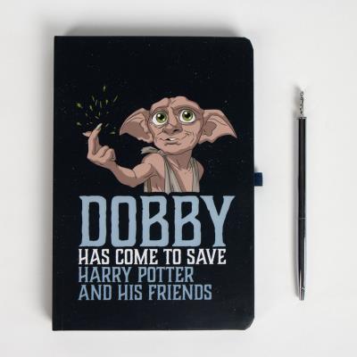 Conjunto de Papelaria de Meias Harry Potter Dobby – Pack 12