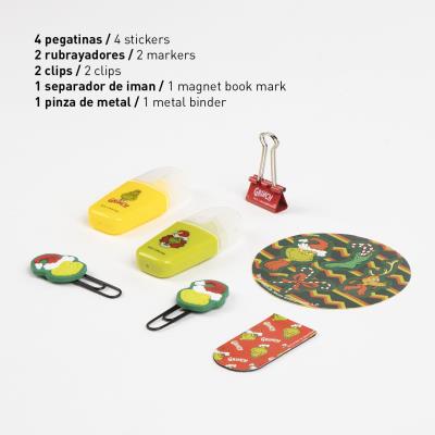 Conjunto de Papelaria de Natal The Grinch – Pack 6