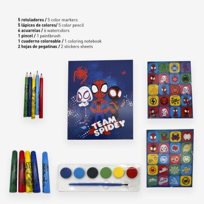 Mochila Colorível Spidey para Crianças – Pack 2