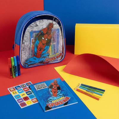 Conjunto de Mochila Colorível Avengers para Jovens – Pack 12