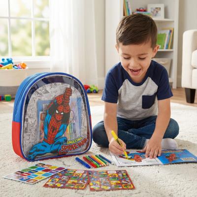 Conjunto de Mochila Colorível Avengers para Jovens – Pack 12