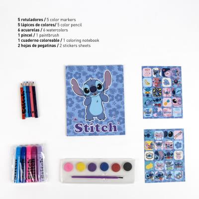 Conjunto de Mochila Colorível Stitch – Pack 2