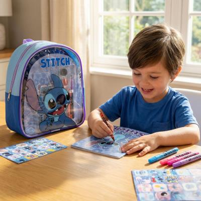 Conjunto de Mochila Colorível Stitch – Pack 2