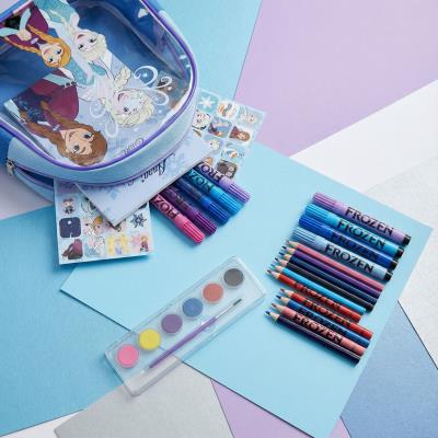 Conjunto de Mochila Colorível Frozen para Crianças – Pack 2