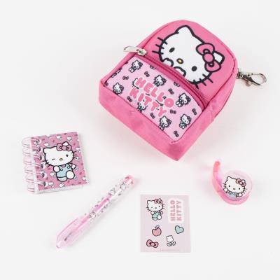 Conjunto Mínimo de Papelaria de Mochila Hello Kitty – Pack 6