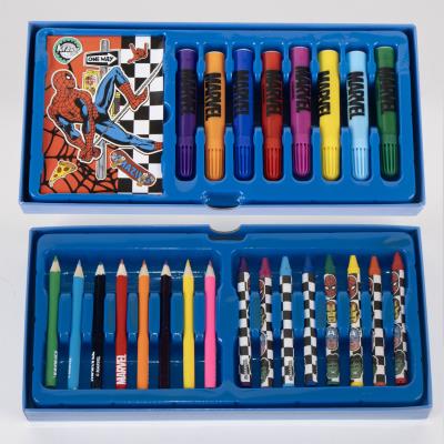 Conjunto de Pasta Colorível Avengers para Criatividade – Pack 2
