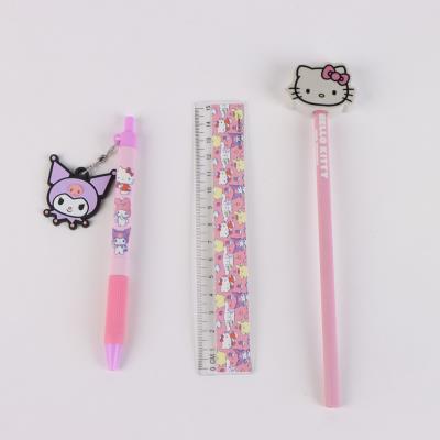 Conjunto de Papelaria Porta-Lápis Hello Kitty – Pack 6