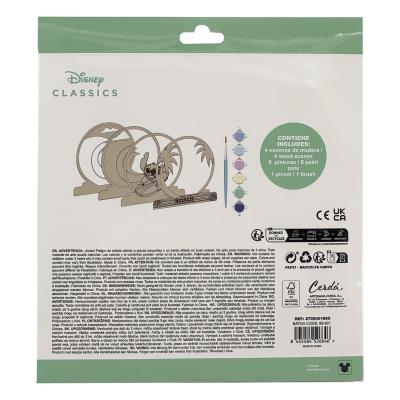 Figuras de Madeira Coloráveis Stitch – Pack 6