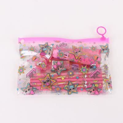 Conjunto de Papelaria EVA LOL Escola – Pack 12
