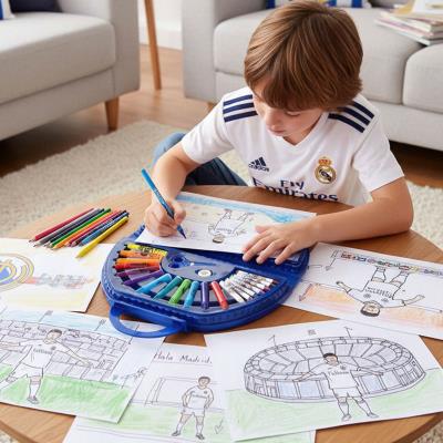 Conjunto Colorível 50 Peças Real Madrid – Pack 2