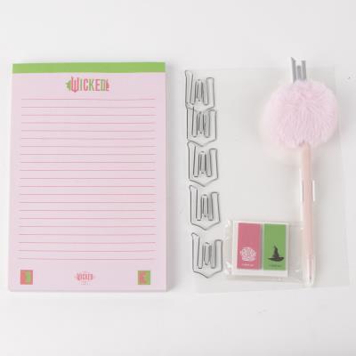 Conjunto de Papelaria Licenciado Wicked – Pack 4