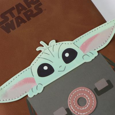 Conjunto de Papelaria Grogu Mandalorian