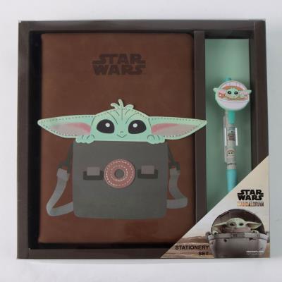 Conjunto de Papelaria Grogu Mandalorian