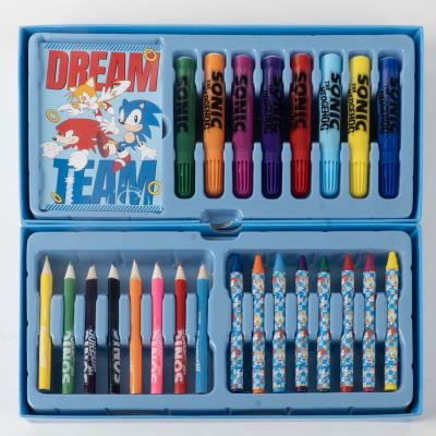 Conjunto de Pasta Colorível Sonic – Pack 2