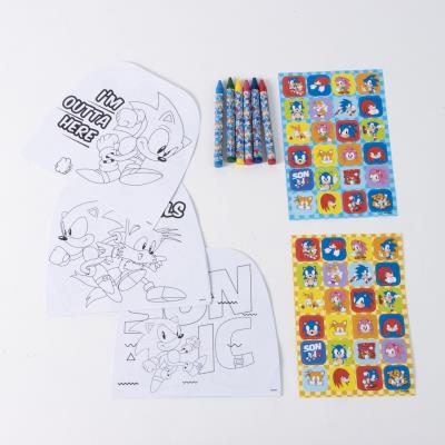 Álbum de Atividades Coloridas Sonic – Pack 6
