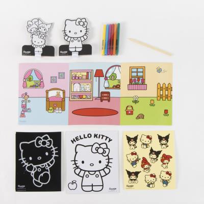 Conjunto de Sacos Coloríveis Hello Kitty – Pack 6