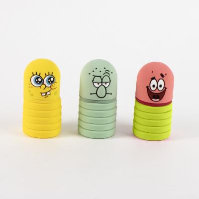 Estojo de Transporte de Silicone Bob Esponja – Pack 6