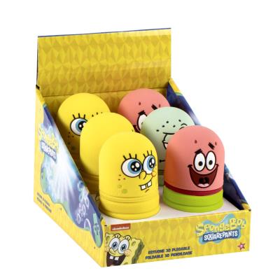 Estojo de Transporte de Silicone Bob Esponja – Pack 6