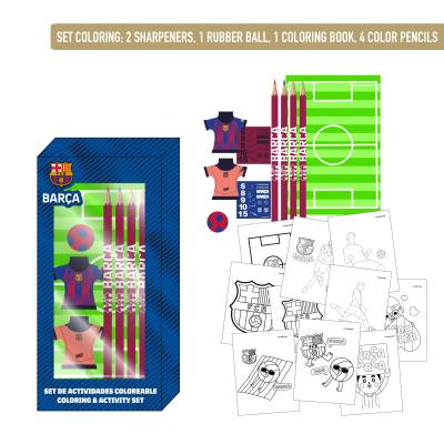 Conjunto Colorível FC Barcelona – Pack 6