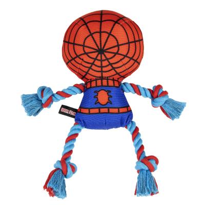 Brinquedo de Corda para Cão Spider-Man – Pack 4