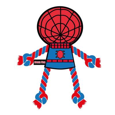 Brinquedo de Corda para Cão Spider-Man – Pack 4