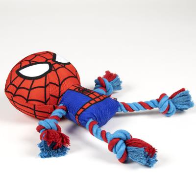 Brinquedo de Corda para Cão Spider-Man – Pack 4