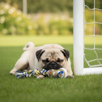 Brinquedo de Corda para Cão Real Madrid – Pack 4