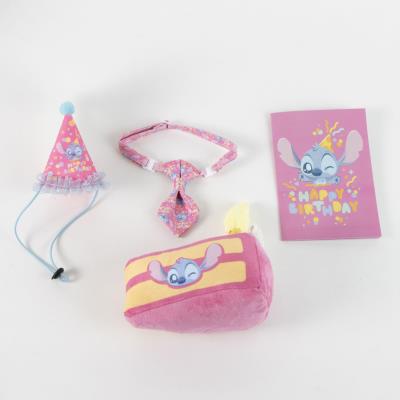 Conjunto de Pet de Aniversário Stitch – Pack 2
