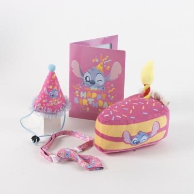 Conjunto de Pet de Aniversário Stitch – Pack 2
