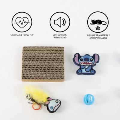 Conjunto de Brinquedos Pet Stitch – Pack 4