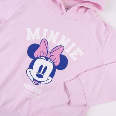 Hoodie Minnie Escovado em Algodão – Estilo Encantador – Pack 8