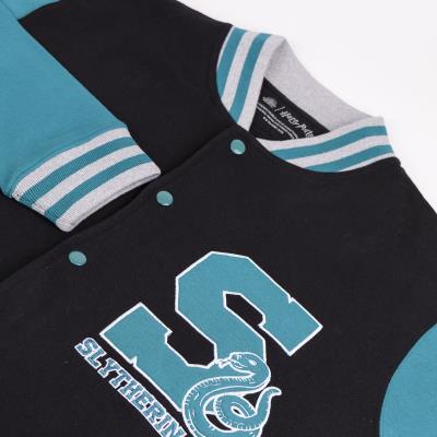 Camisola de Algodão Escovado com Zíper Harry Potter Slytherin – Pack 16