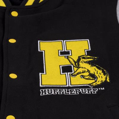 Camisola de Algodão Escovado com Zíper Harry Potter Hufflepuff – Pack 16