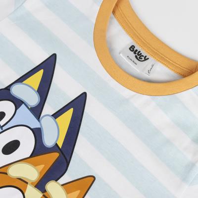 Pijama Curto de Jersey Bluey – Pack 12