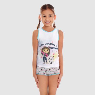 Pijamas com Suspensões Gabby’s Dollhouse para Crianças – Pack 12