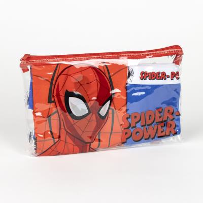 Pijamas com Saco de Suspensões de Jersey Simples Spider-Man – Pack 12