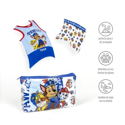 Pijamas com Saco de Suspensões Jersey Paw Patrol – Pack 12