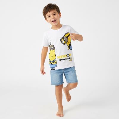 T-Shirt Curto Jersey Minions – Pack 12