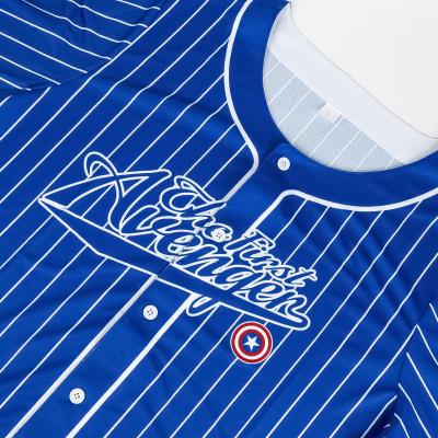 T-shirt Curta de Beisebol Capitão América – Pack 6
