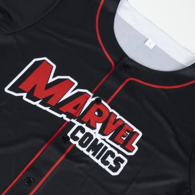 T-shirt Curta de Beisebol Marvel – Pack 6