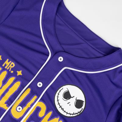 T-Shirt Curta de Baseball Nightmare Antes do Natal – Pack 6