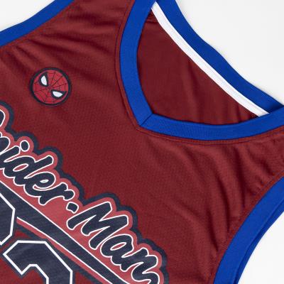 T-shirt Curta de Basquetebol Spider-Man – Pack 6