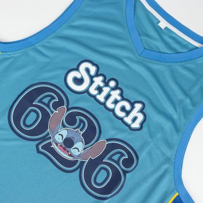 T-shirt Curta de Basquetebol Stitch – Pack 12