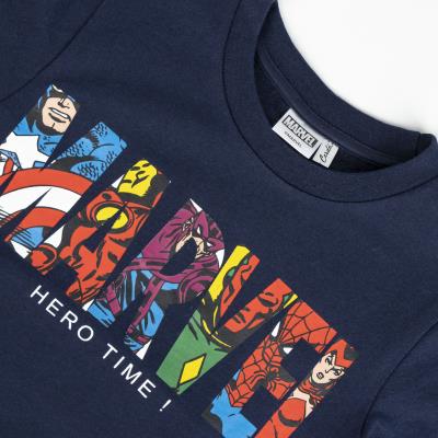 Camisola de Algodão Escovado Marvel – Poder e Estilo – Pack 12