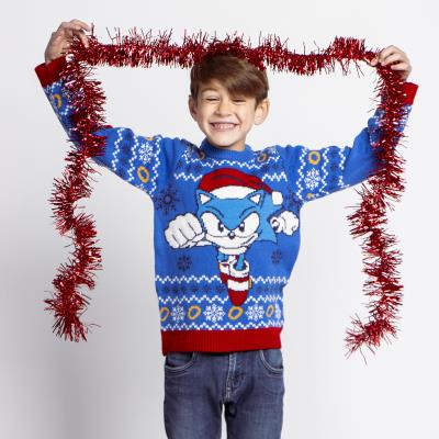 Suéter de Malha de Natal Sonic – Pack 12