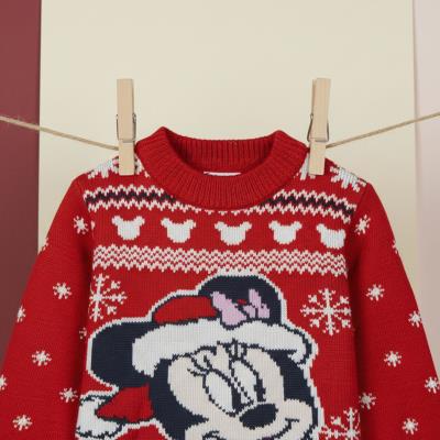 Camisola de Malha de Natal Minnie – Estilo Festivo – Pack 12