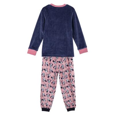 Pijamas de Lã Longo Coral com Aplicações Minnie Mouse – Pack 12