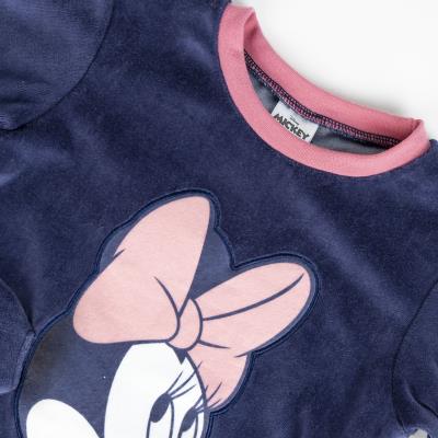 Pijamas de Lã Longo Coral com Aplicações Minnie Mouse – Pack 12